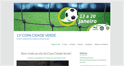 Desktop Screenshot of copacidadeverde.com.br