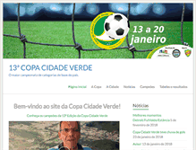 Tablet Screenshot of copacidadeverde.com.br